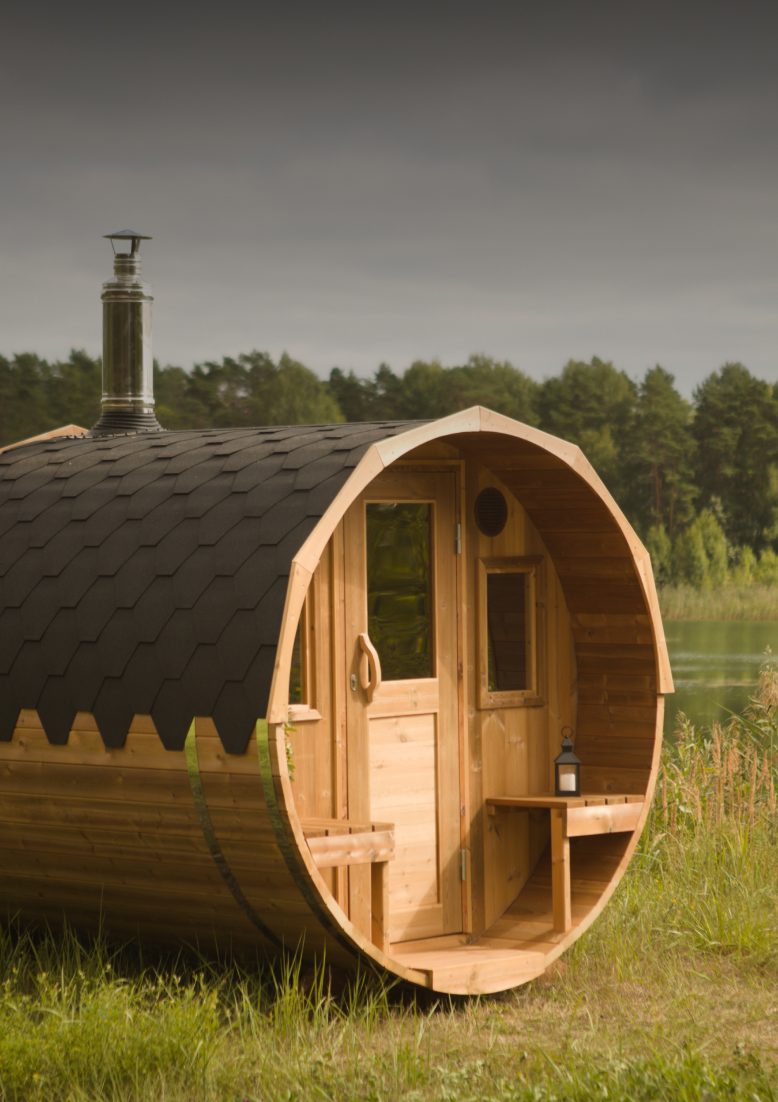 Zunanja finska savna Dolium